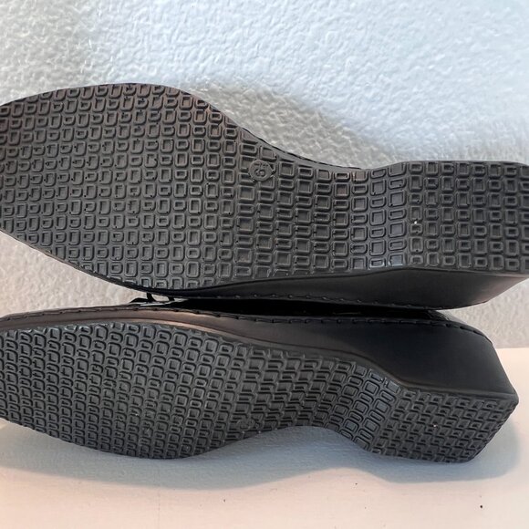 NWOT - Ara - Kiltie - Loafer Black & Green Gray Leather Alligator Print - Size 9 - Picture 12 of 12